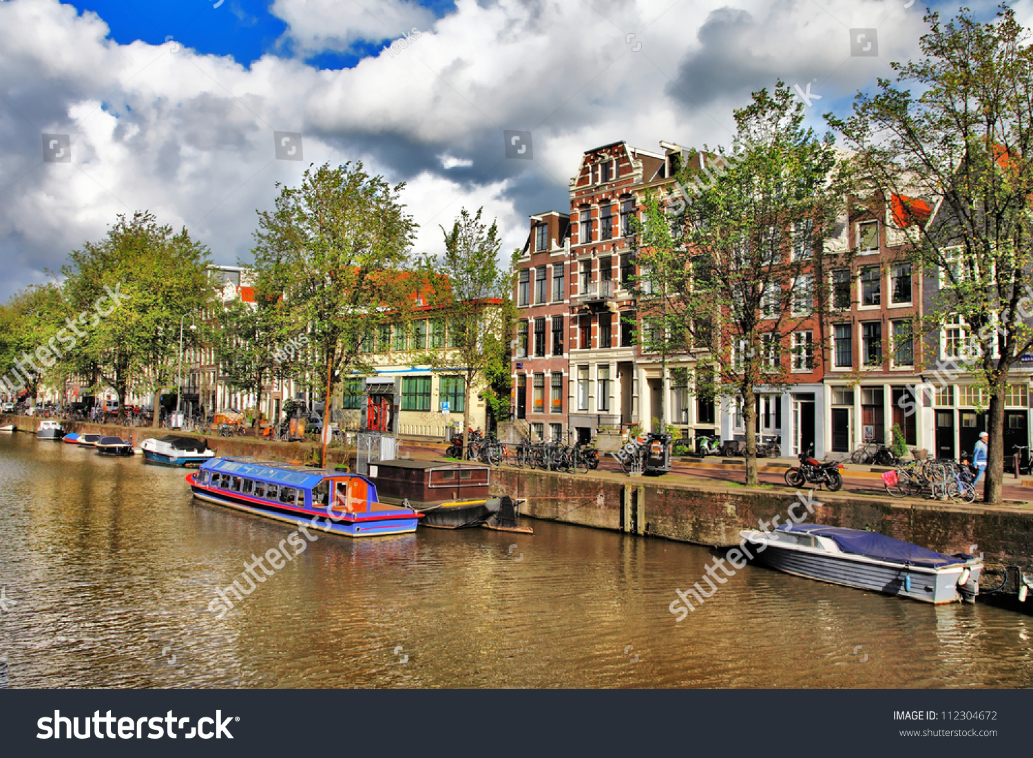 Beautiful Amsterdam Canals Stock Photo 112304672 : Shutterstock