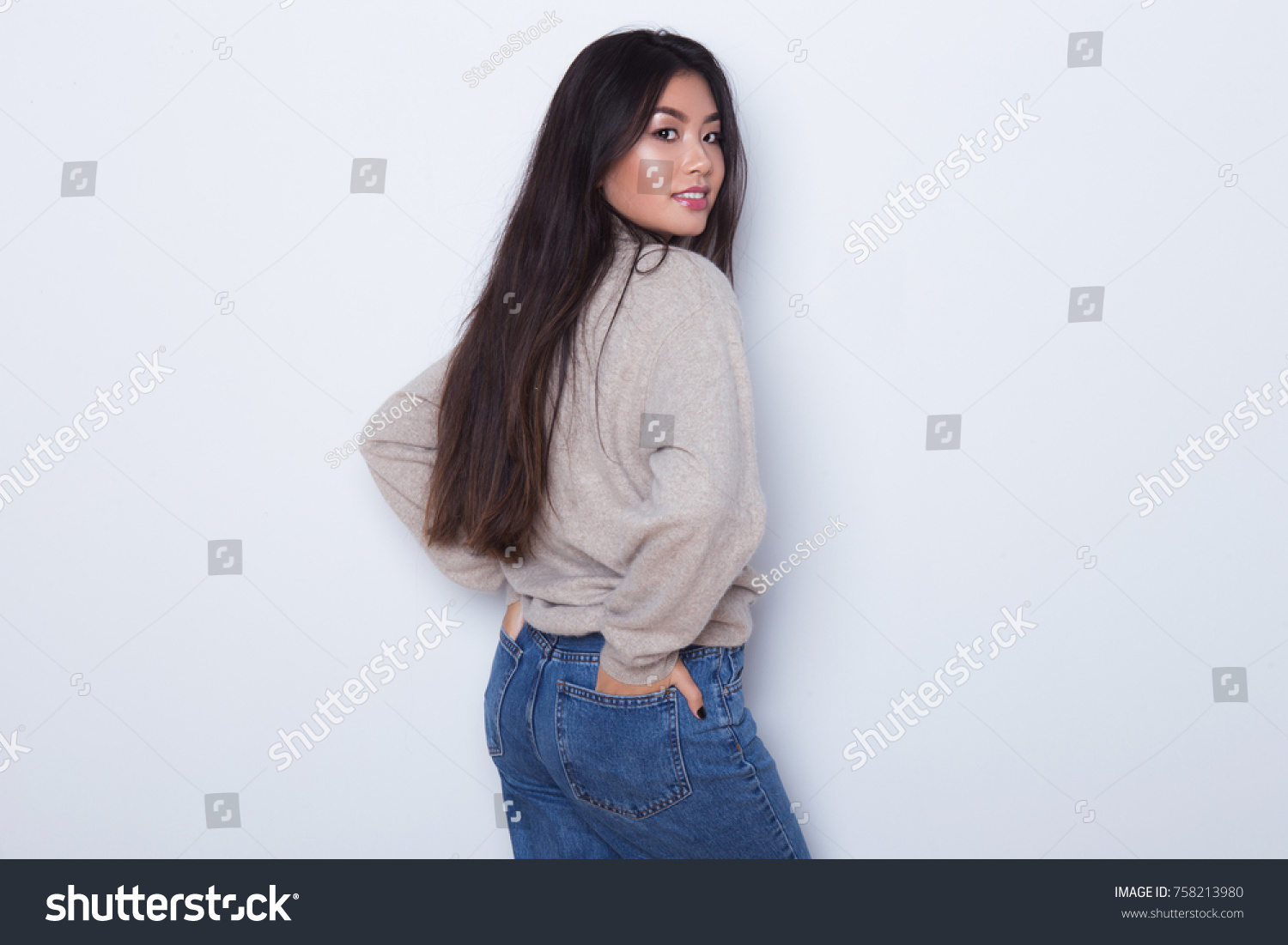 Asian Jeans Ass