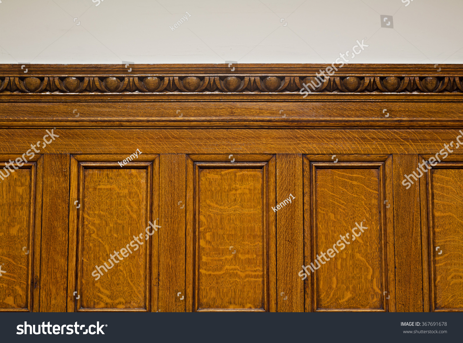 Beautiful Antique Solid Oak Panelling Egg Stock Photo Edit Now