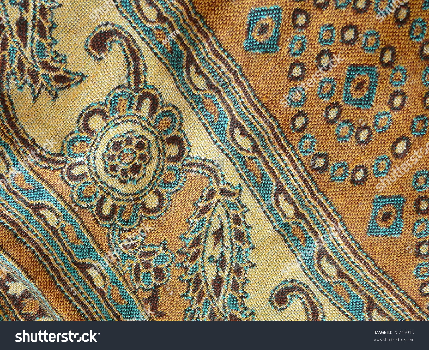 Beautiful Arab Arabic Arabian Arabesque Fabric Stock Photo 20745010 ...