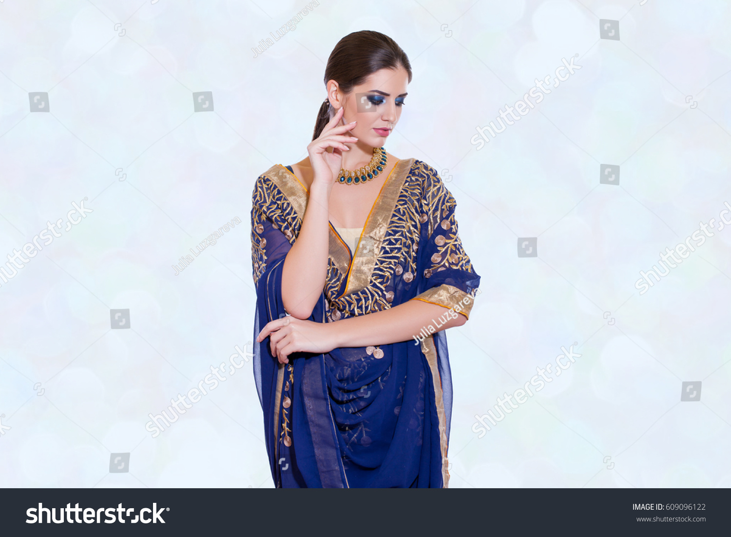 Beautiful Arabian Girl Hijab Closeup Elegant Stock Photo Edit Now