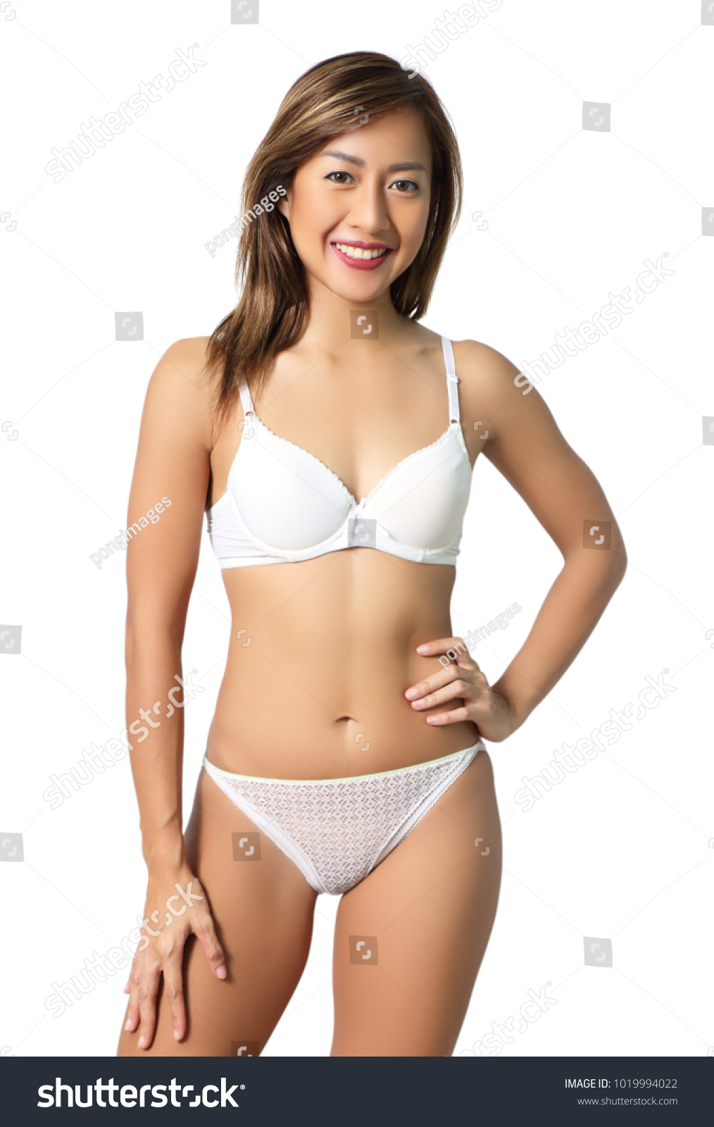 Women In White Bikini