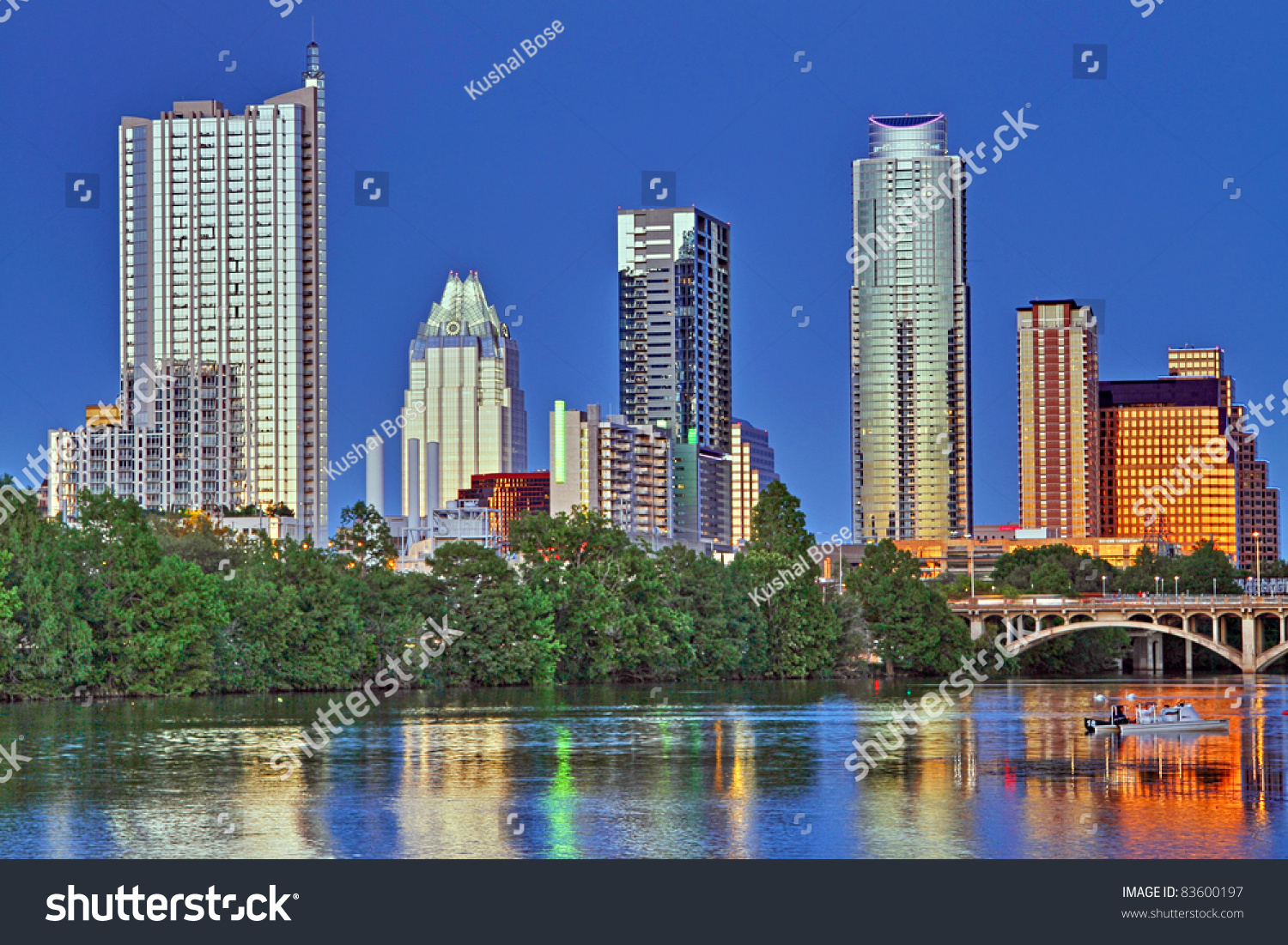 Beautiful Austin Skyline Stock Photo 83600197 : Shutterstock