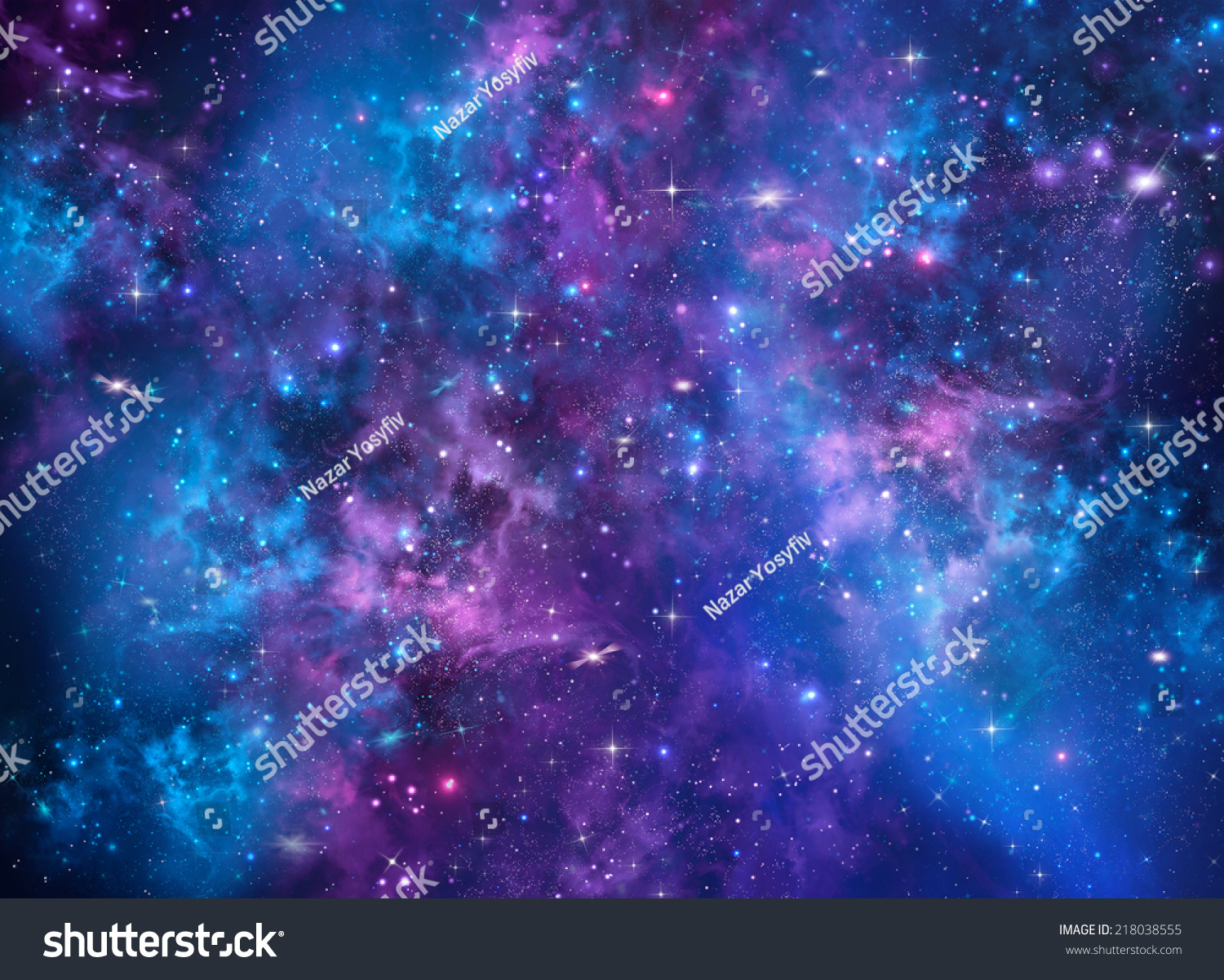 Beautiful Background Of The Night Sky With Stars Stock Photo 218038555 ...