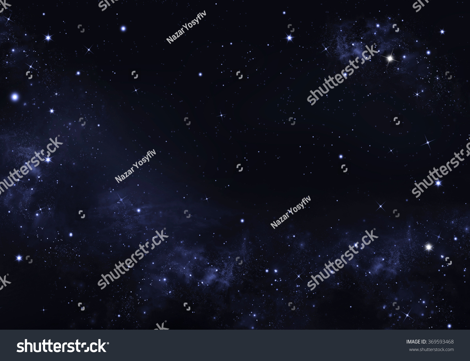 Beautiful Background Night Sky Stars Stock Illustration 369593468 ...