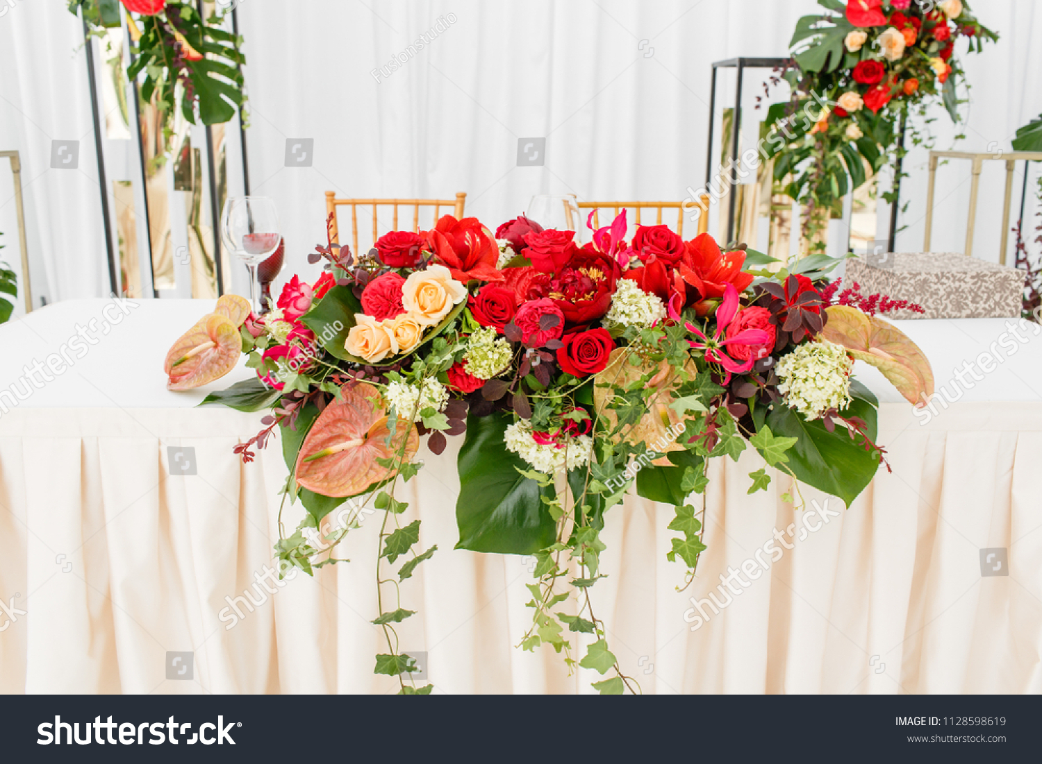 Beautiful Banquet Hall Under Tent Wedding Stock Photo Edit Now