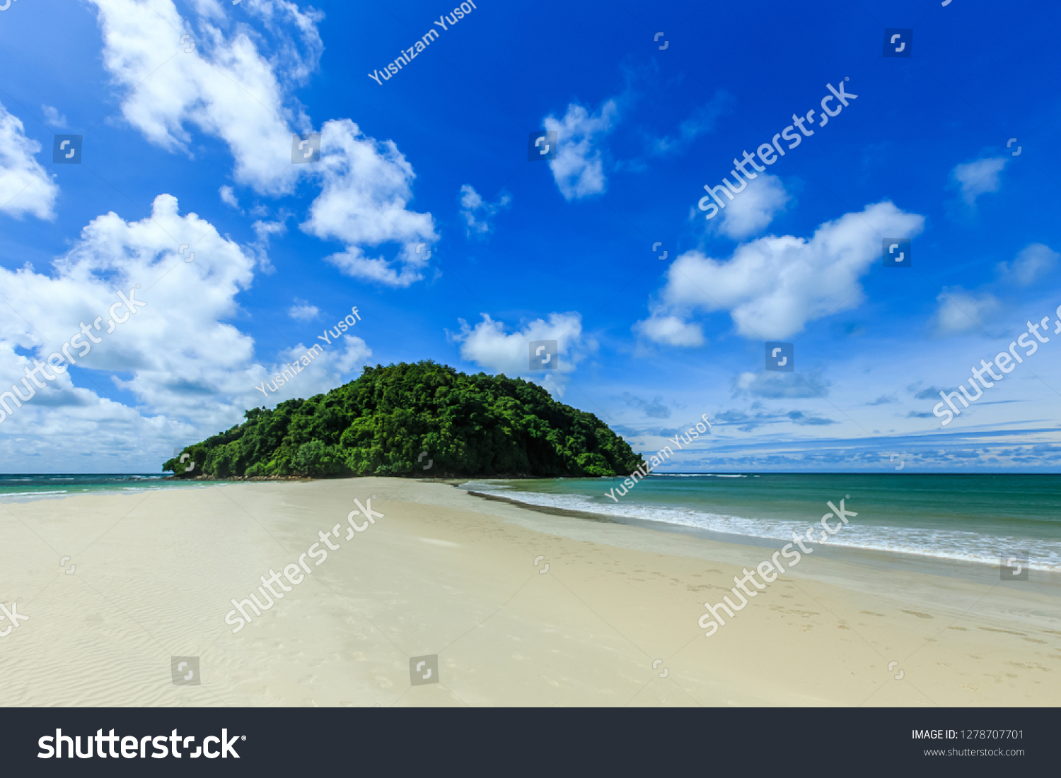 Beautiful Beach Pantai Kelambu Kudat Sabah Stock Photo Edit Now 1278707701