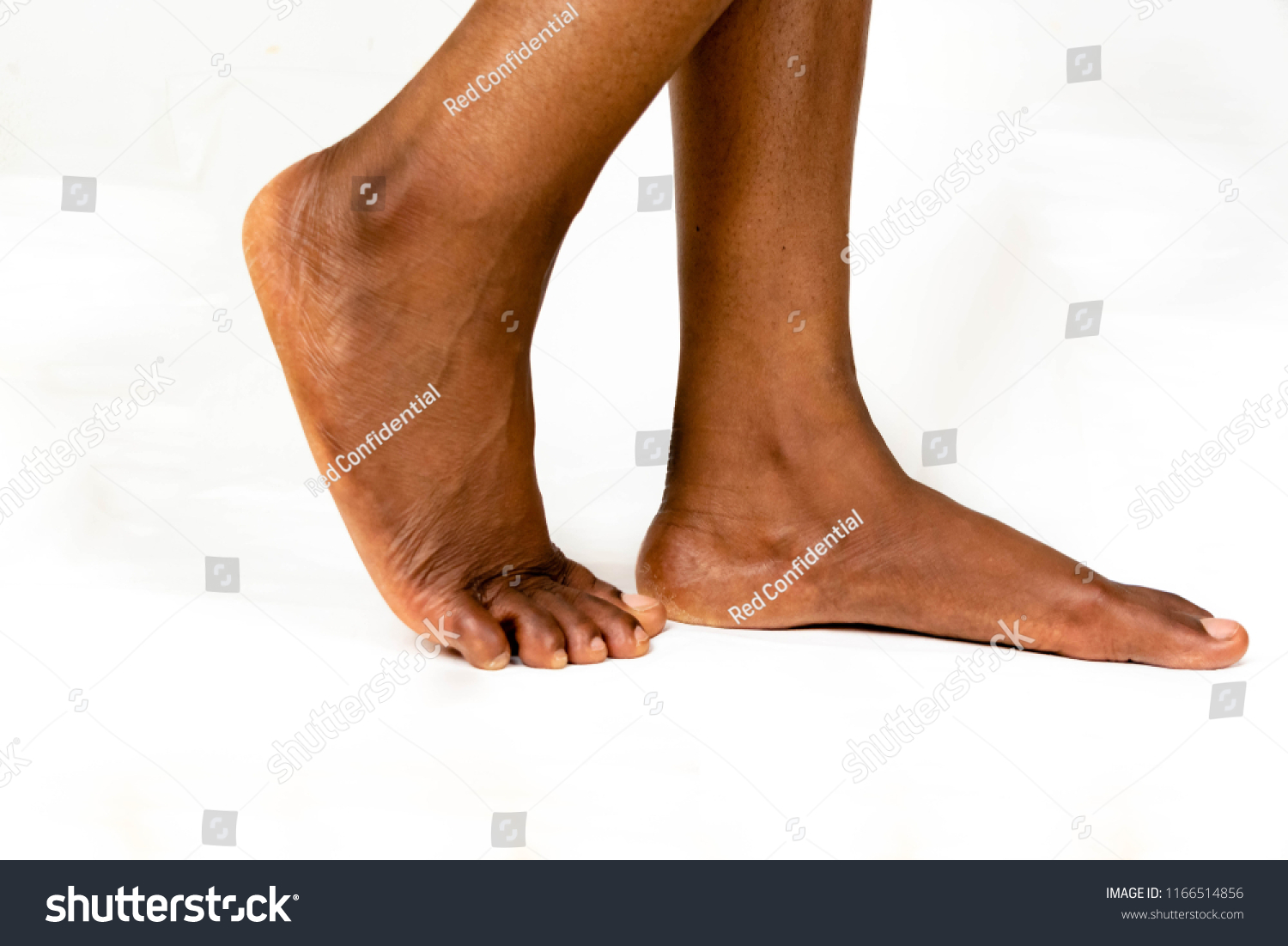 Soft ebony feet