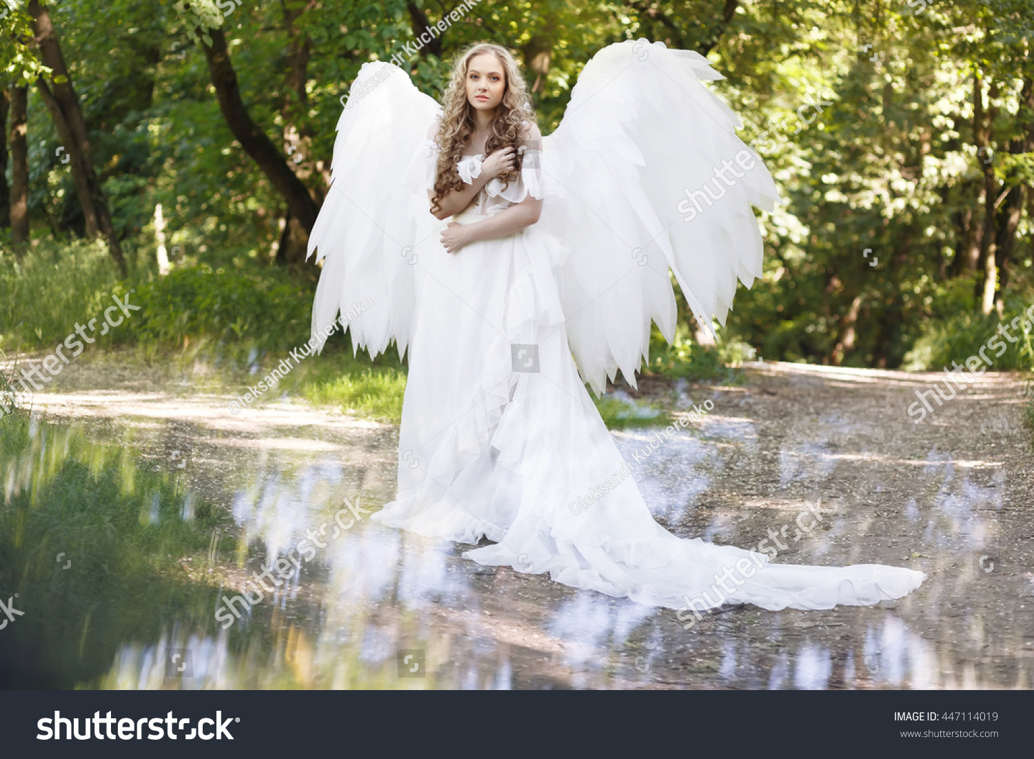 angel long dress