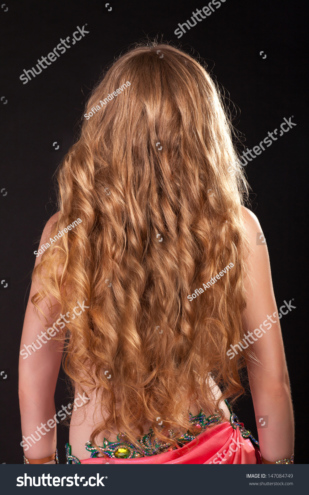 Beautiful Blonde Hair Girl Extra Long Stock Photo Edit Now 147084749