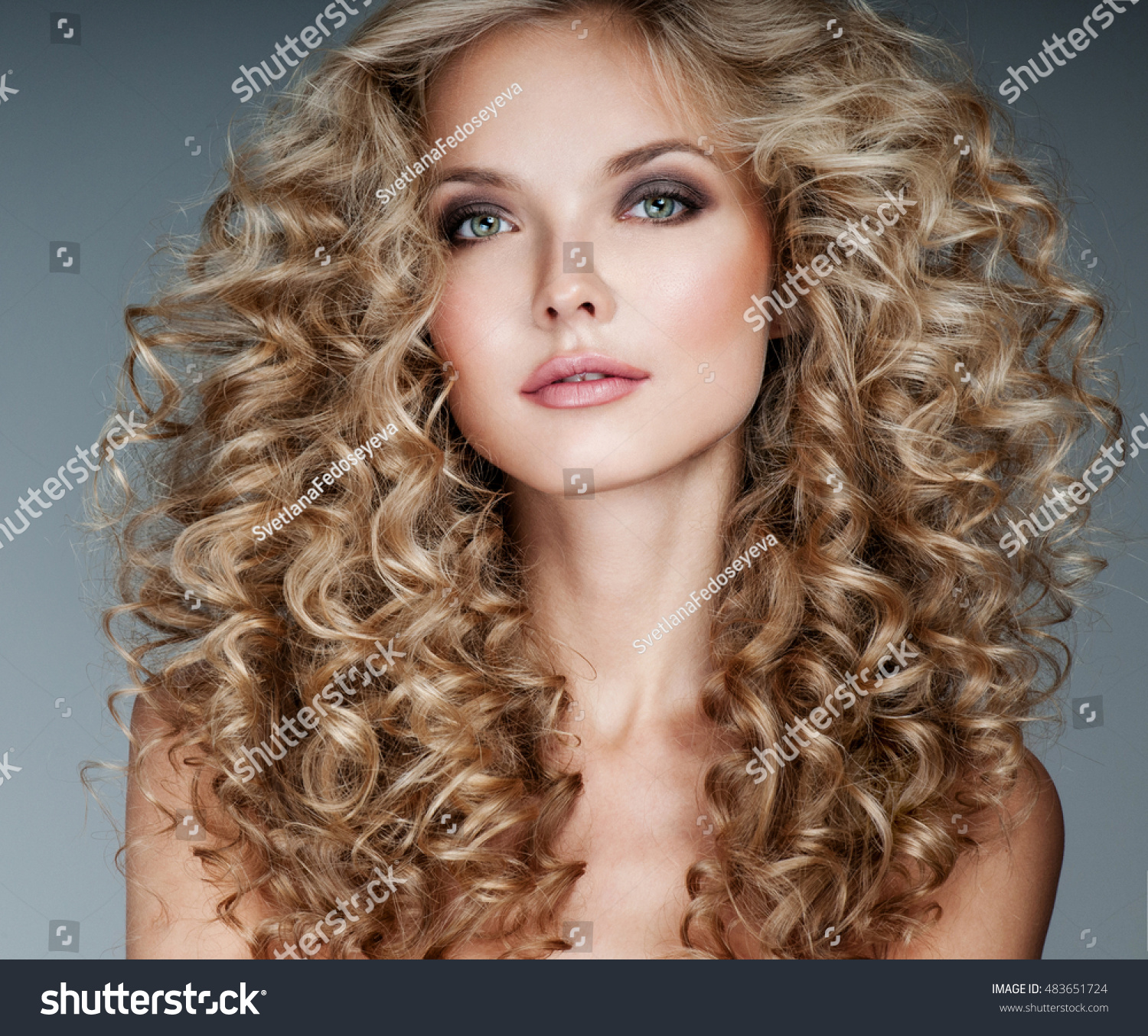 Beautiful Blonde Woman Healthy Long Blond Stock Photo Edit Now