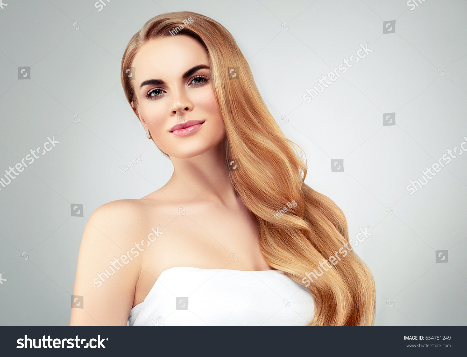 Beautiful Blonde Woman Skin Care Beauty Stock Photo Edit Now