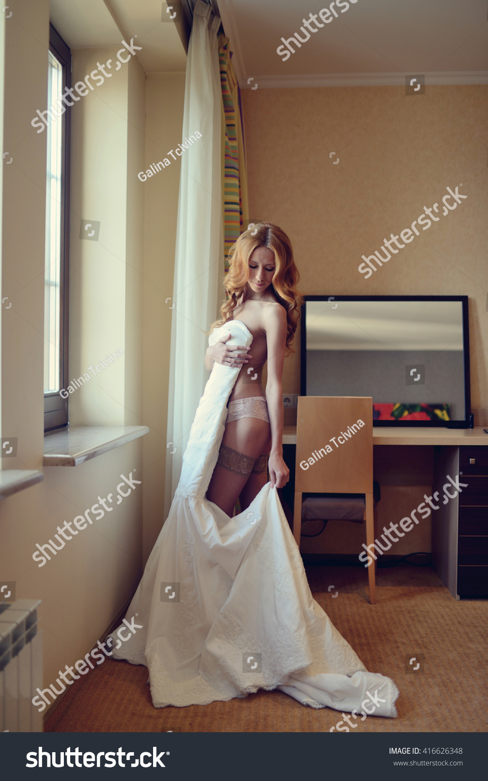 bridal gown underwear