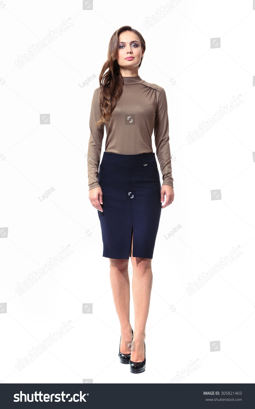 business skirt and blouse