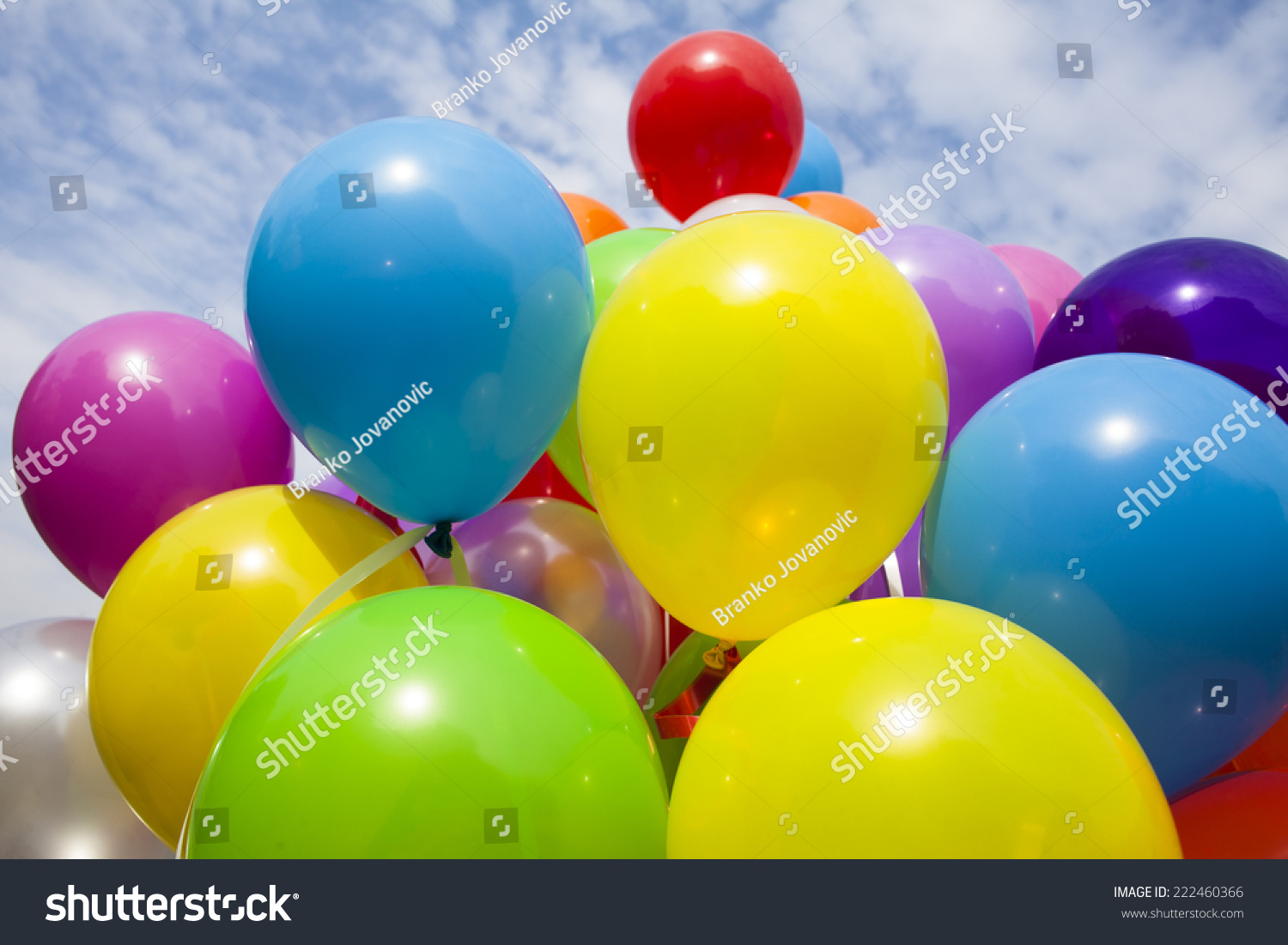 Beautiful Colorful Balloons Stock Photo 222460366 : Shutterstock