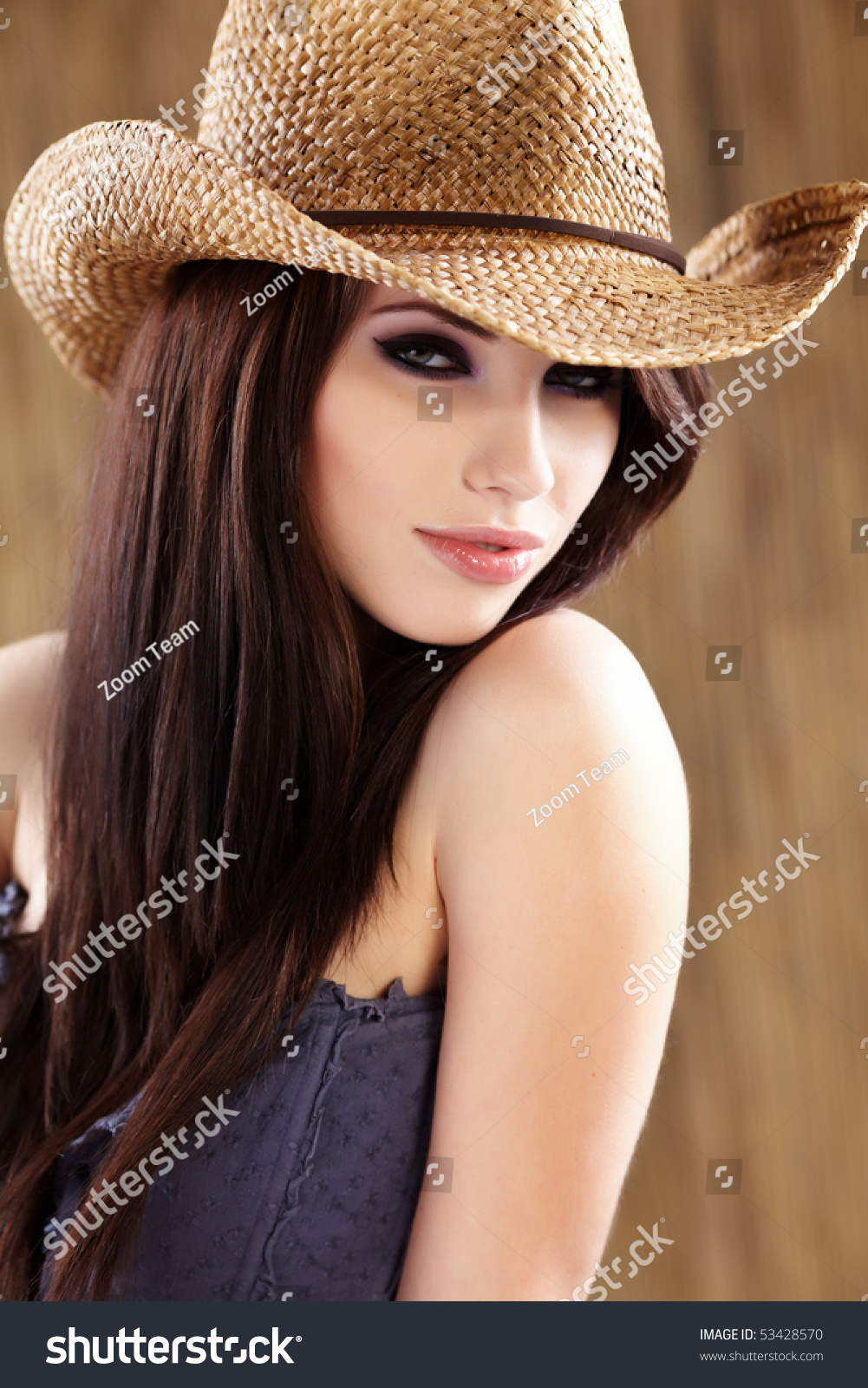 Beautiful Cowgirl Stock Photo 53