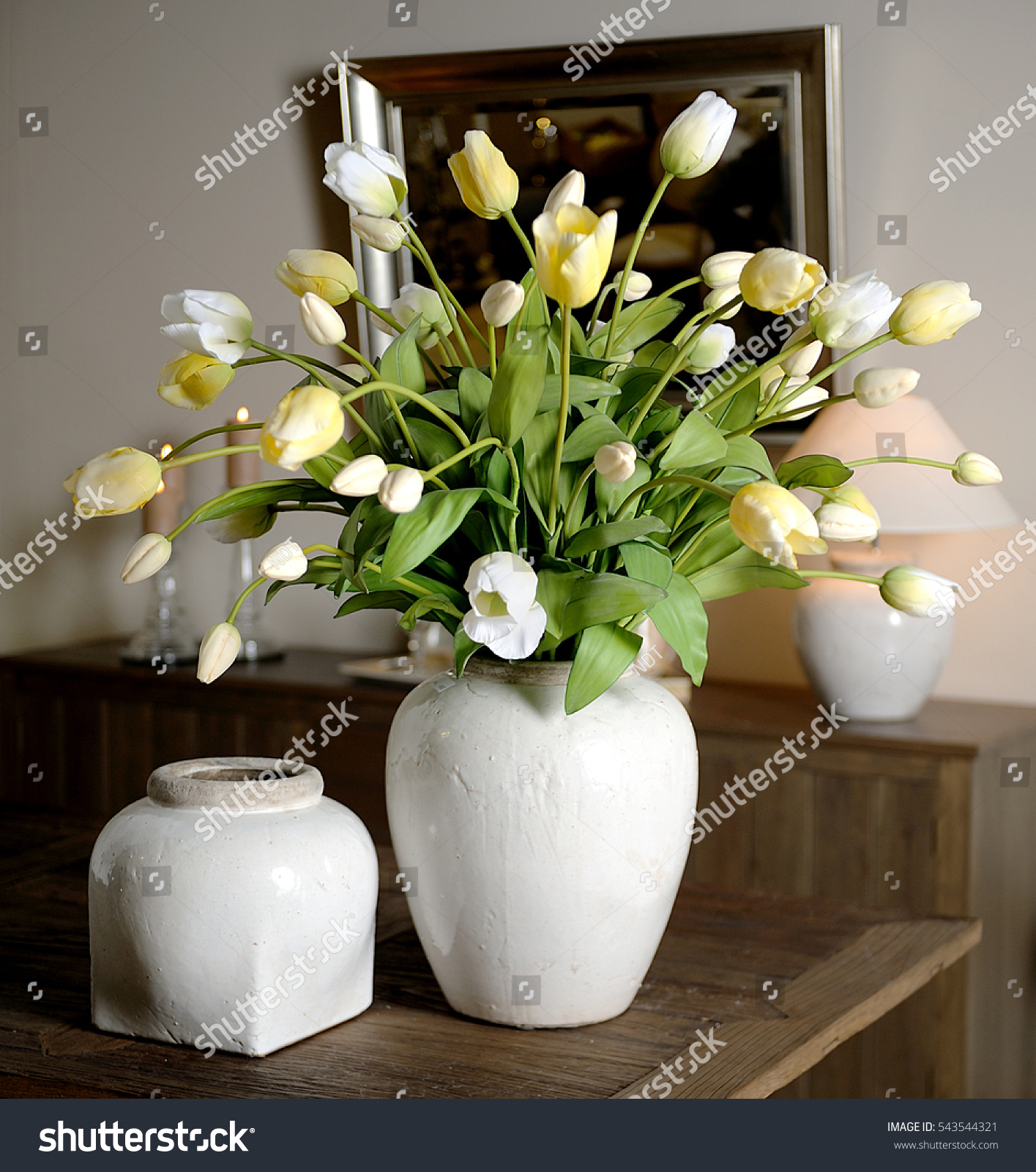 Design Beautiful Vases beautiful design vases flowers on table stock photo 543544321 with a buffet mirror and others