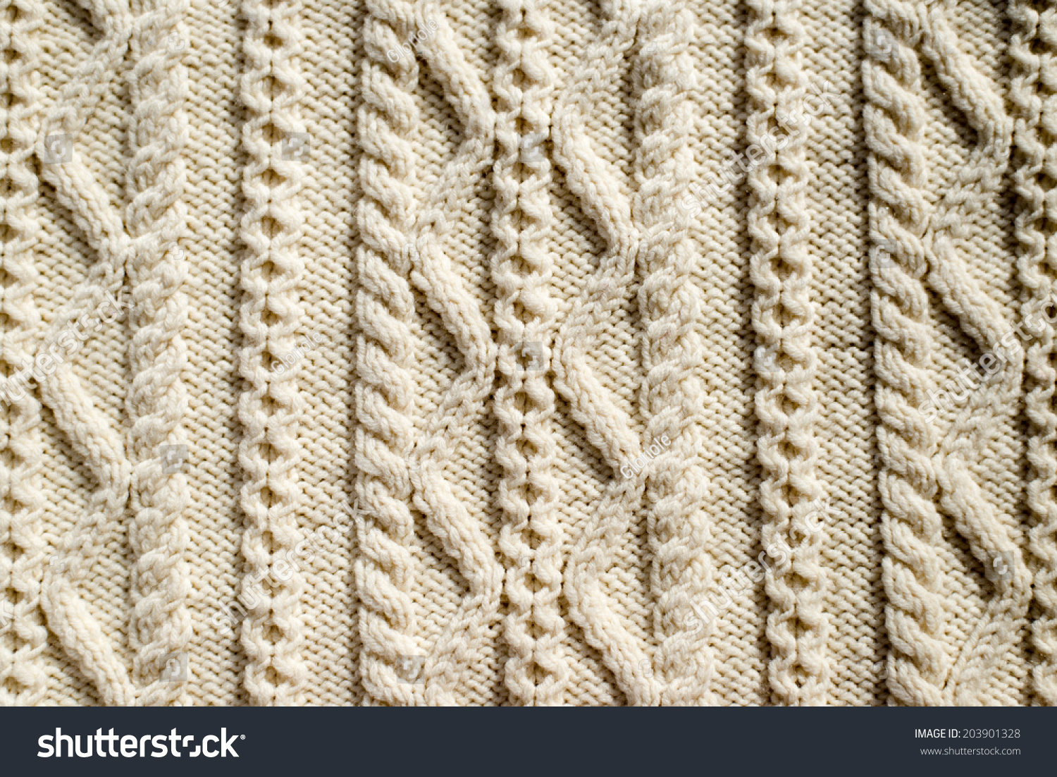 Beautiful Detail Of Woven Hand Made Knit Woolen Design Texture And ...