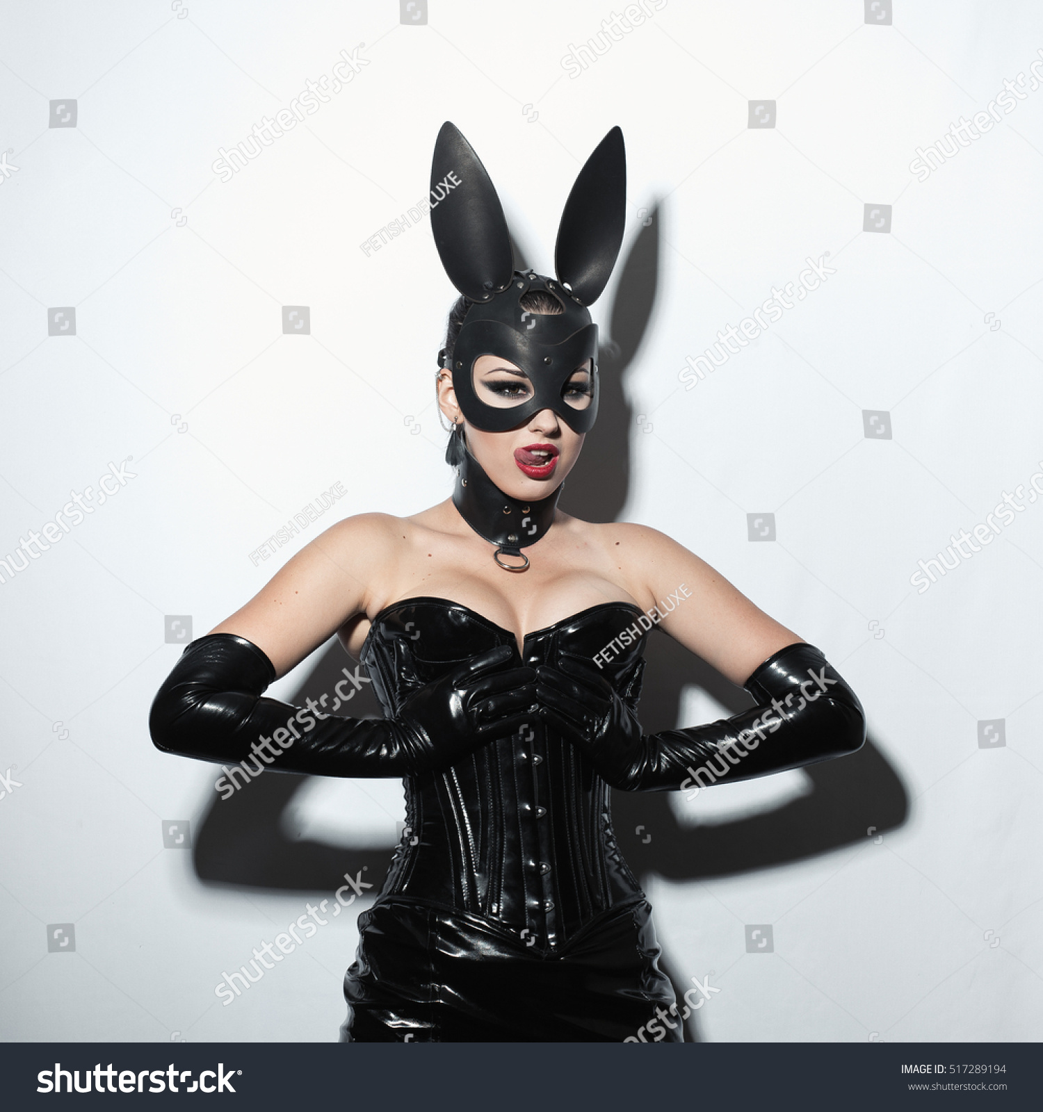 Long gloves bdsm Naked photo