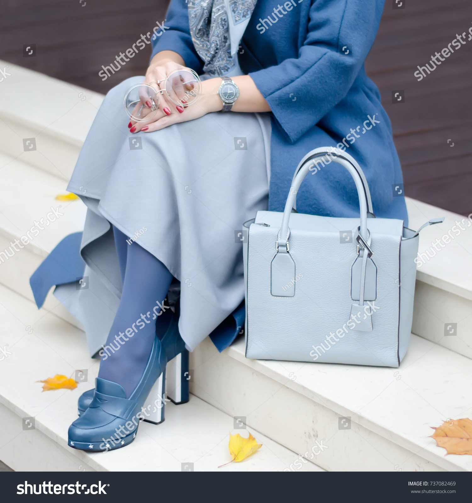 blue shoes women's dress