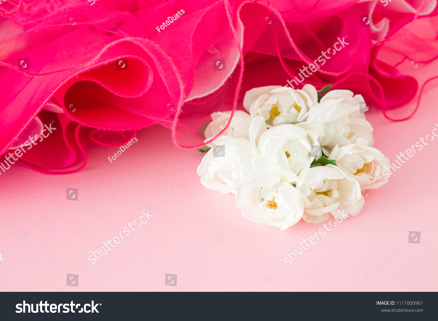 Beautiful Fresh Wedding Bouquet White Roses Stock Photo Edit Now