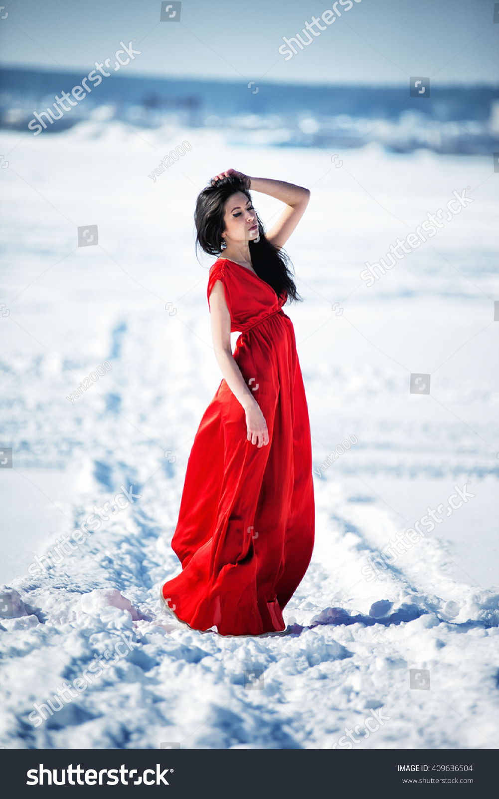 snow dress for girl