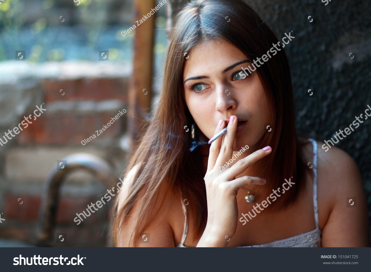 Latinas smoking cigarettes Thurston david lick