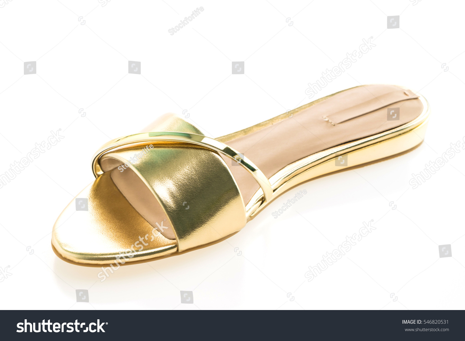 beautiful gold shoes