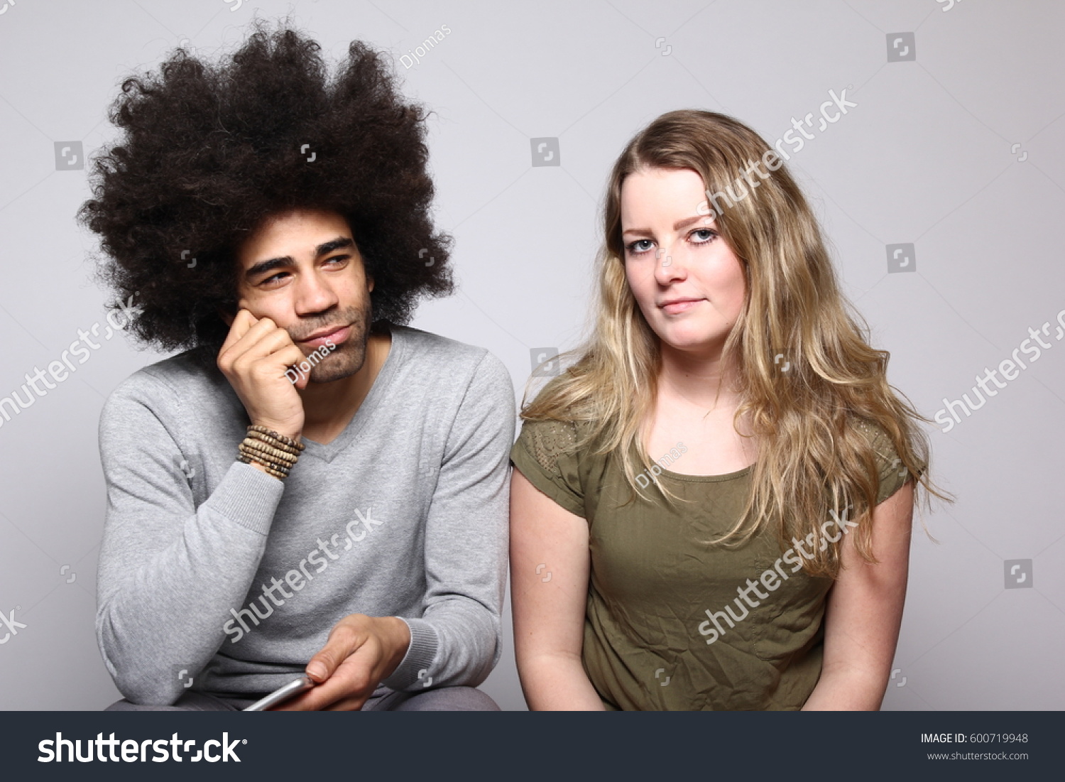 Beautiful Happy Mixed Race Love Couple库存照片600719948 Shutterstock