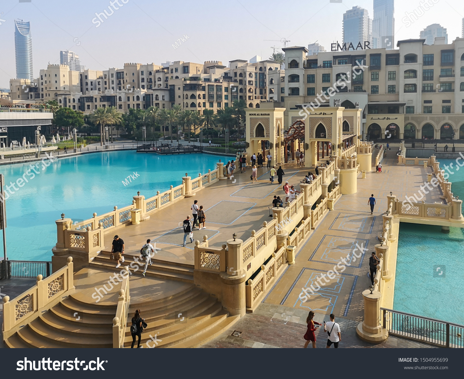 Beautiful High View Dubai Mall Souq Stock Photo Edit Now 1504955699