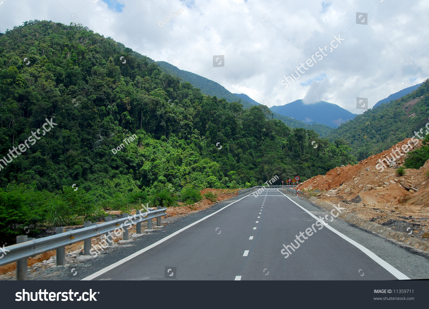 Beautiful Highway In Vietnam Stock Photo 11359711 : Shutterstock