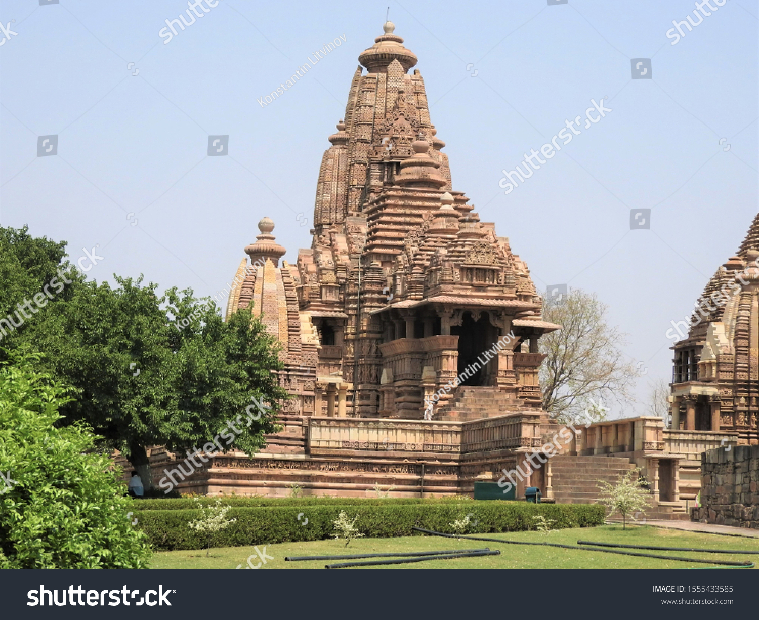 Beautiful Image Kandariya Mahadeva Temple Khajuraho Stock Photo ...