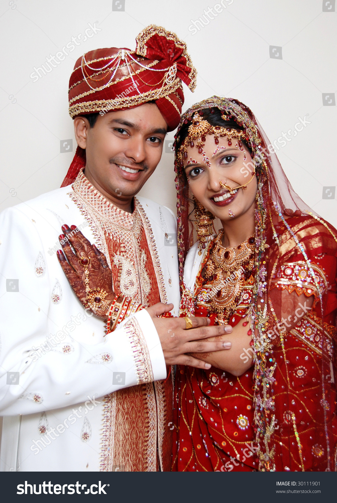 Beautiful Indian Couple Time Ma