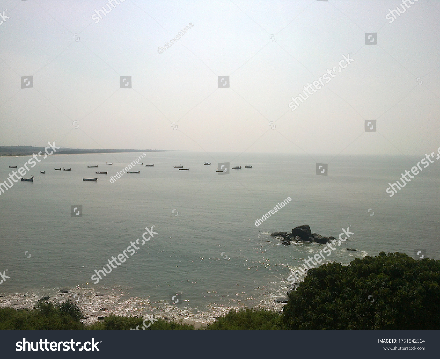 Beautiful Kerala River Side View Stock Photo 1751842664 | Shutterstock