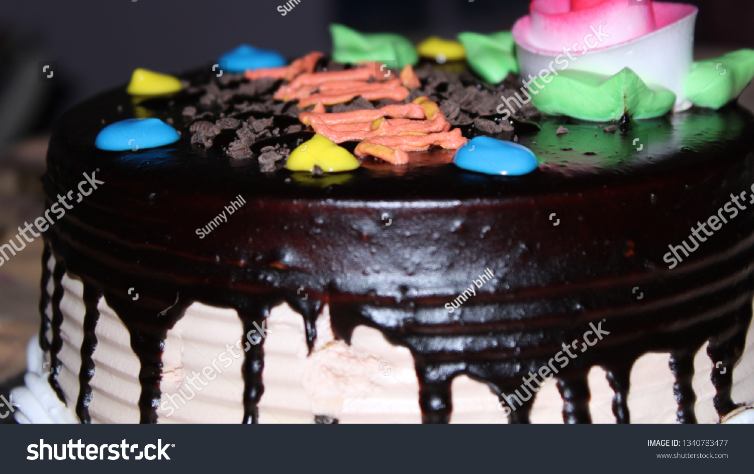 Beautiful Kinjal Name Birthday Cake Stock Photo Edit Now