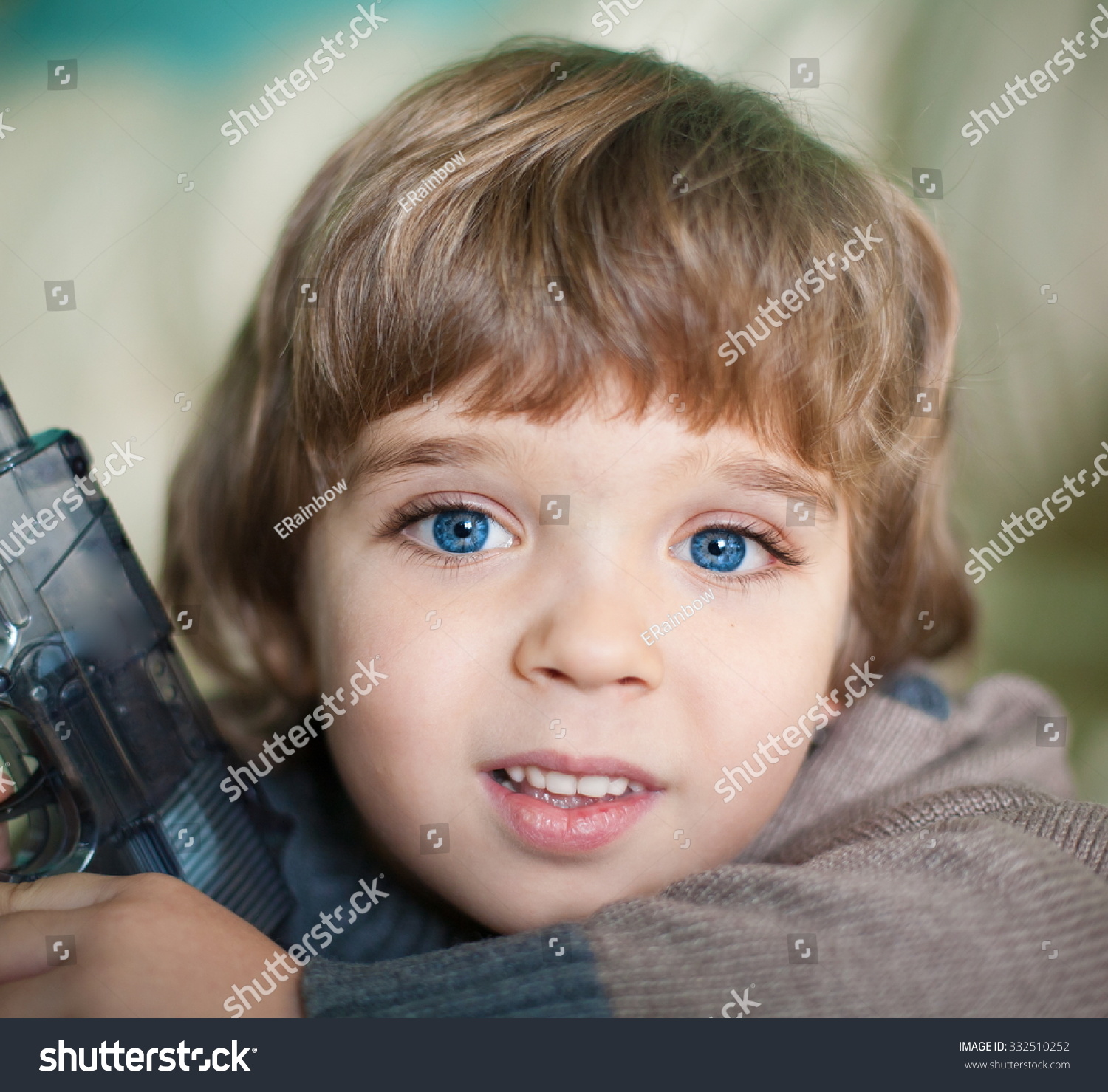 Beautiful Little Blonde Hair Boy Has Stock Photo 332510252 - Shutterstock