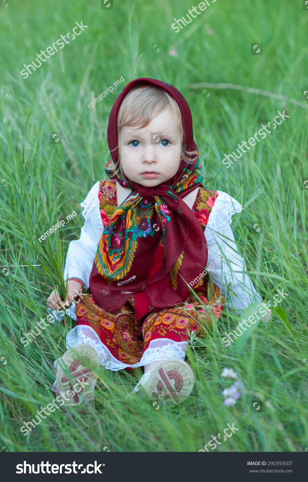 Girl in russian baby Unique &