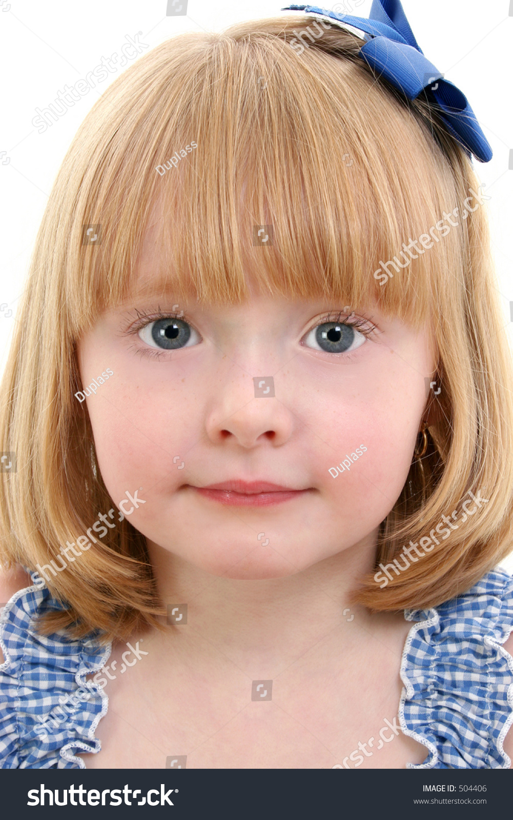 Beautiful Little Girl Strawberry Blonde Hair Stock Photo Edit Now