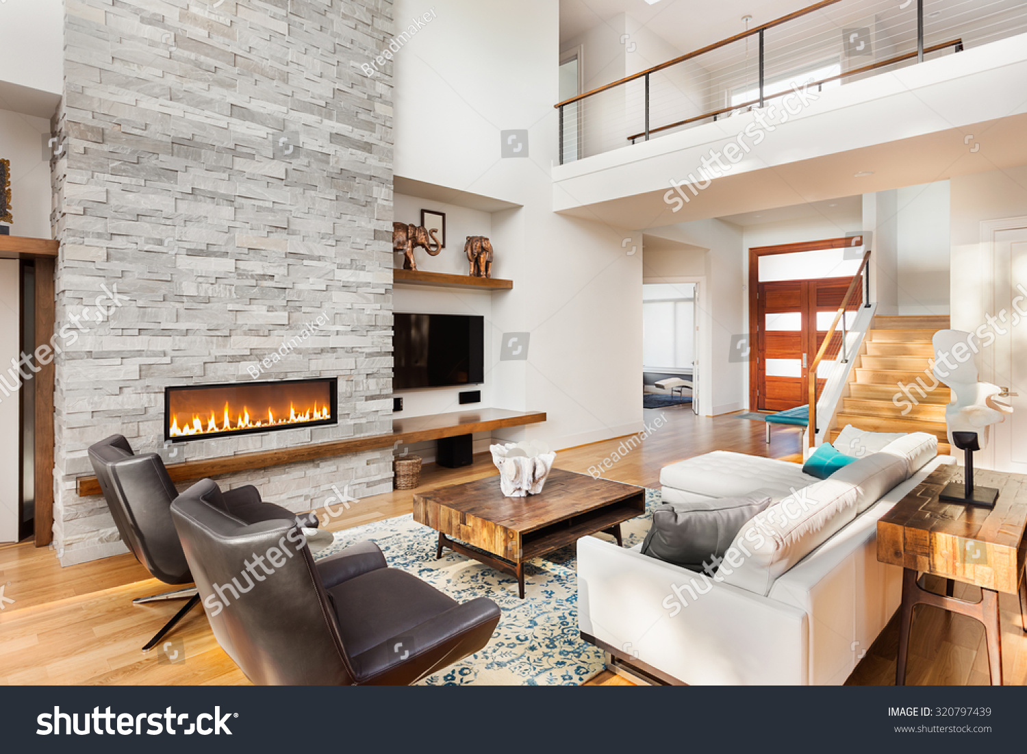 Beautiful Living Room Interior Hardwood Floors Stock Photo Beautiful Living Room Interior Hardwood Floors Stock Photo