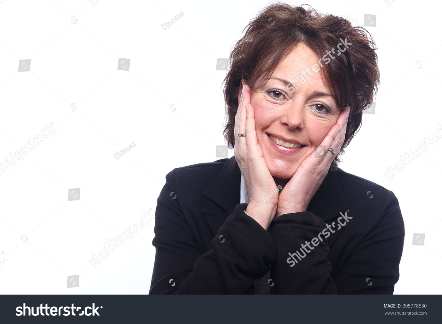 Beautiful Mature Woman Posing Foto Stock 395778580 Shutterstock 
