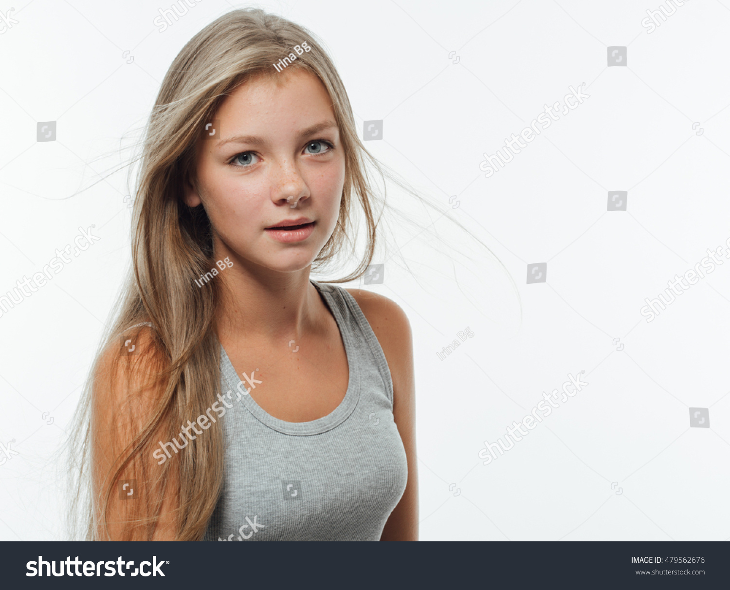 Beautiful Model Young Woman Girl Portrait Stock Photo Edit Now