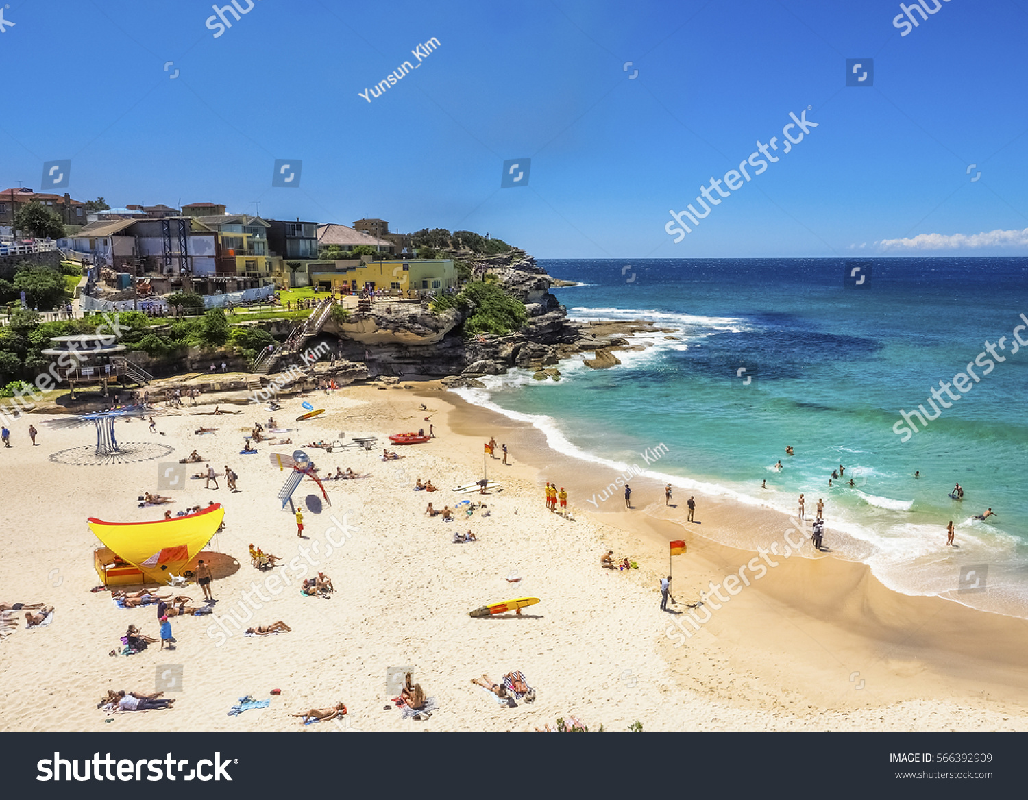 Beautiful Nature Tamarama Beach Between Bondi Stock Photo Edit Now