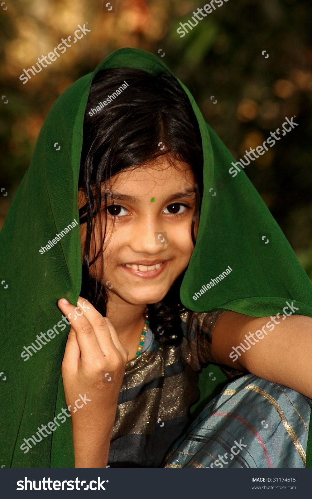 Beautiful Rajasthani Girl Smiling Stock Photo Edit Now 31174615