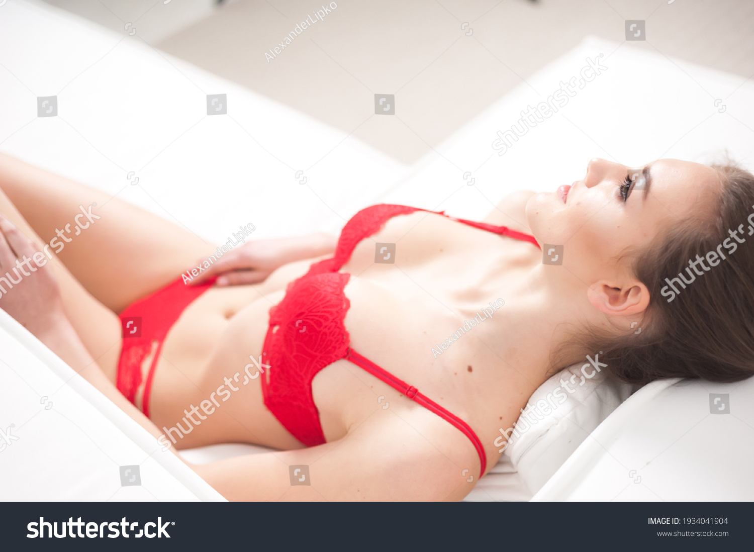 Naked Woman Bed Shutterstock