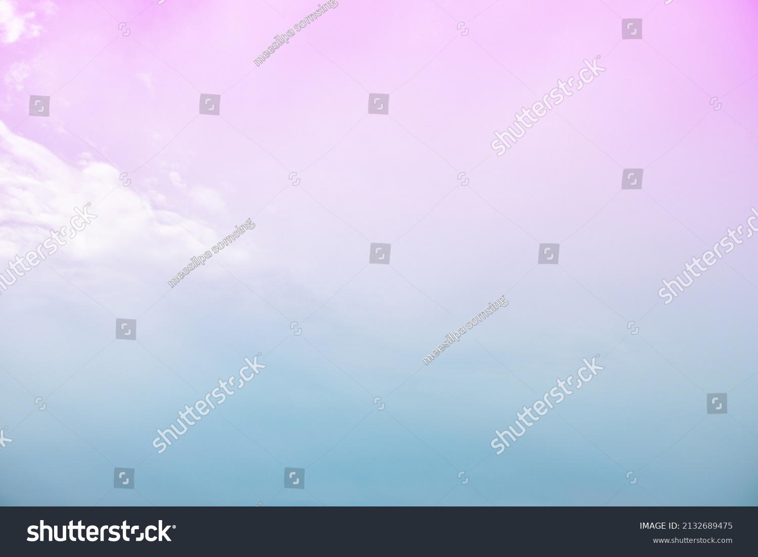 Beautiful Sky Cloud Pastal Background Stock Photo 2132689475 | Shutterstock