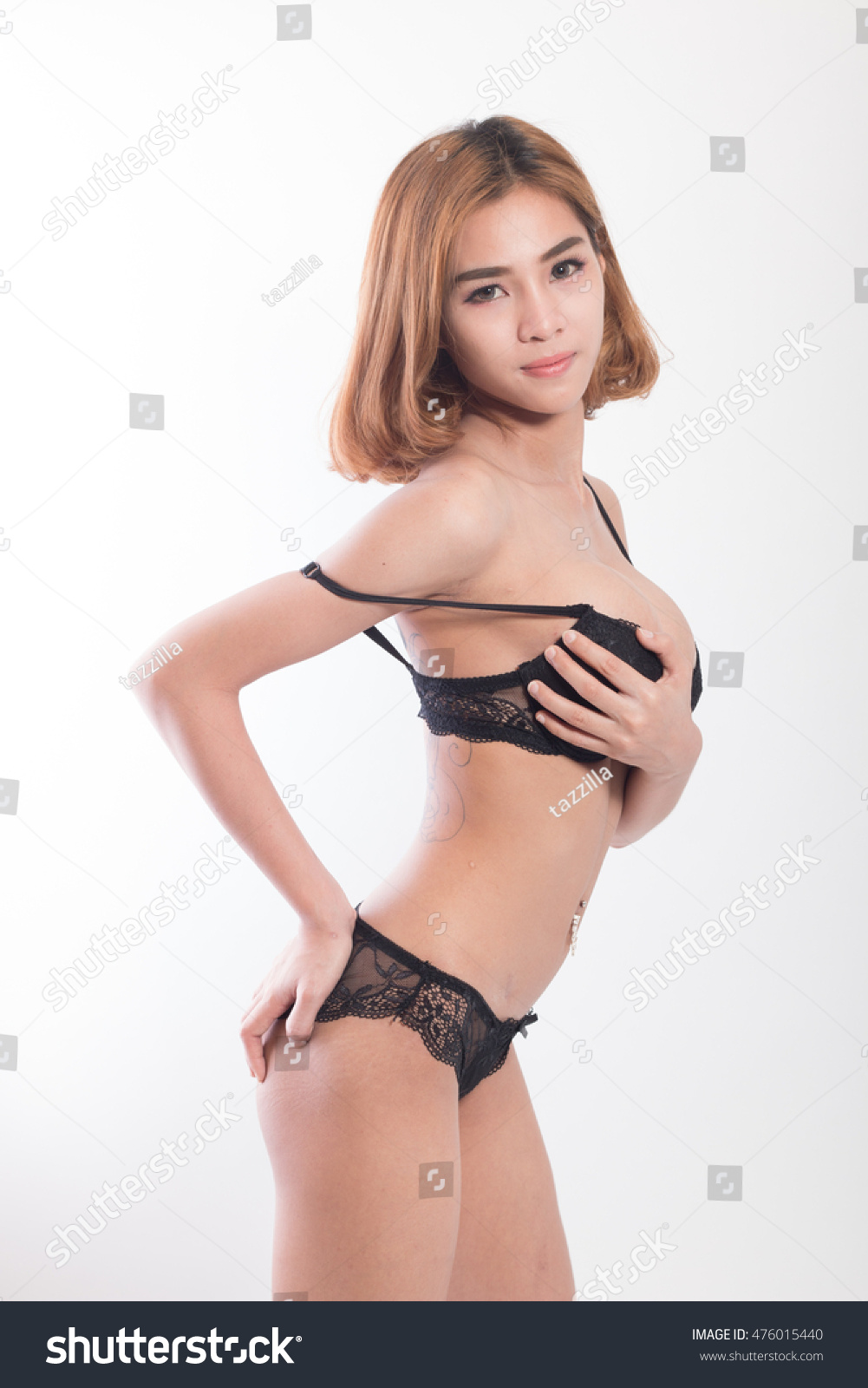 Beautiful Slim Body Woman Studio Stock Photo Shutterstock