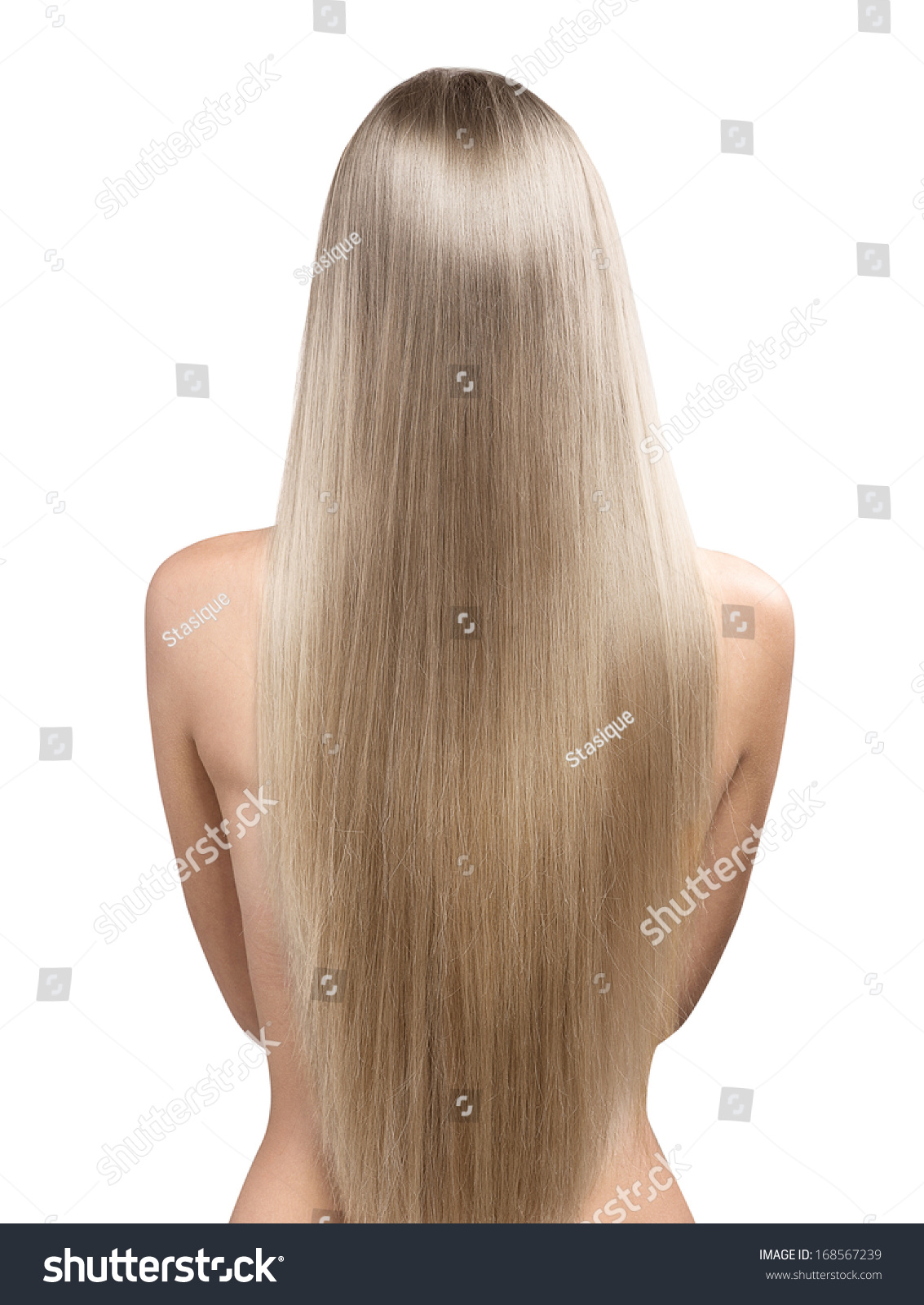 caucasian hair straightening