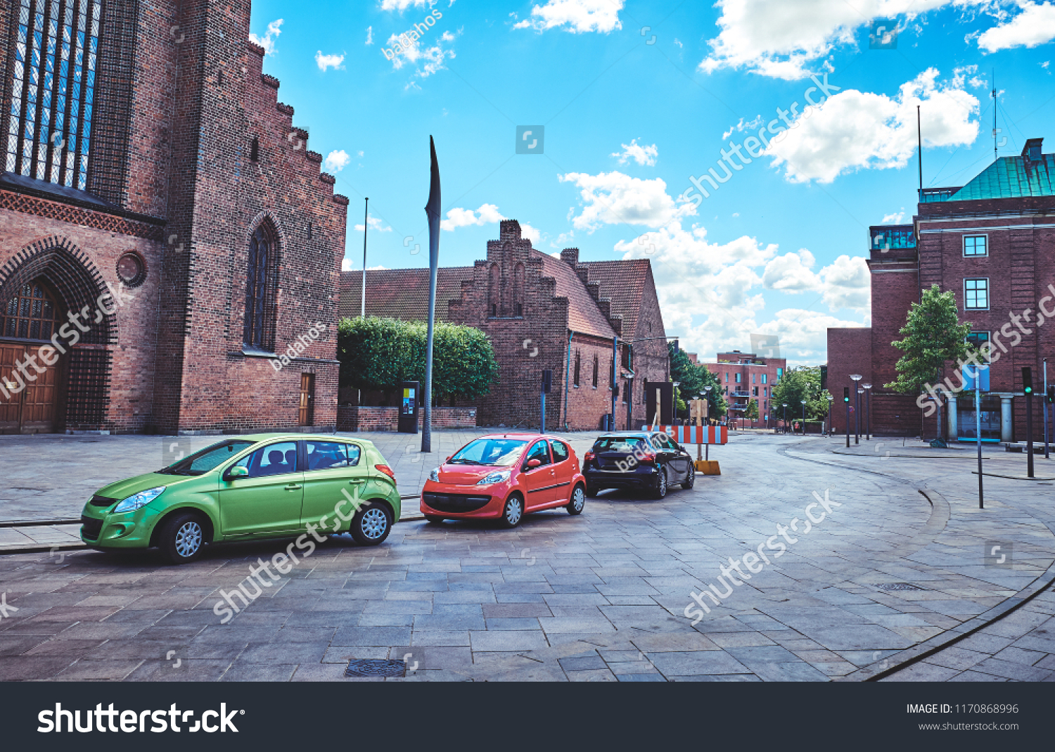 Beautiful Streets Old City Odense Denmark Stock Photo Edit Now