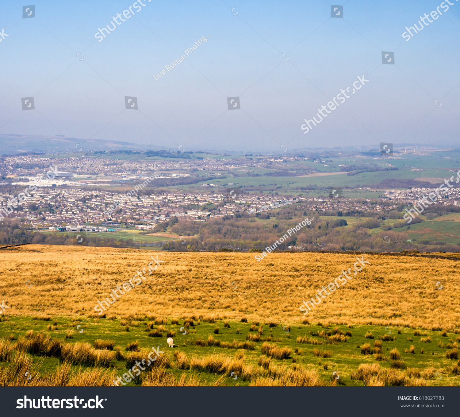 Beautiful Summer Like Weather On Moorland Stock Photo Edit Now 618027788