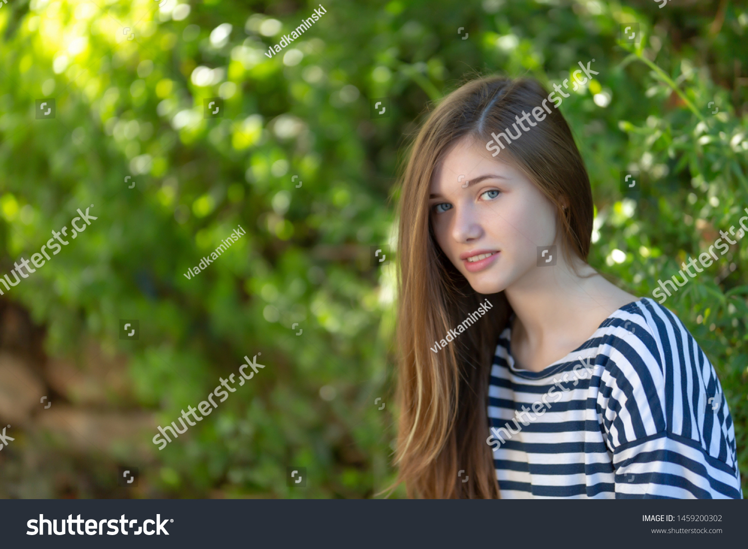 Delightful beauty teenager Beautiful Teenager Girl Blue Eyes Long Stock Photo Edit Now 1459200302